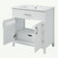 Meuble-lavabo de 30 pouces avec lavabo en céramique et beaucoup de rangement - le choix parfait pour les petites salles de bain-1918303337