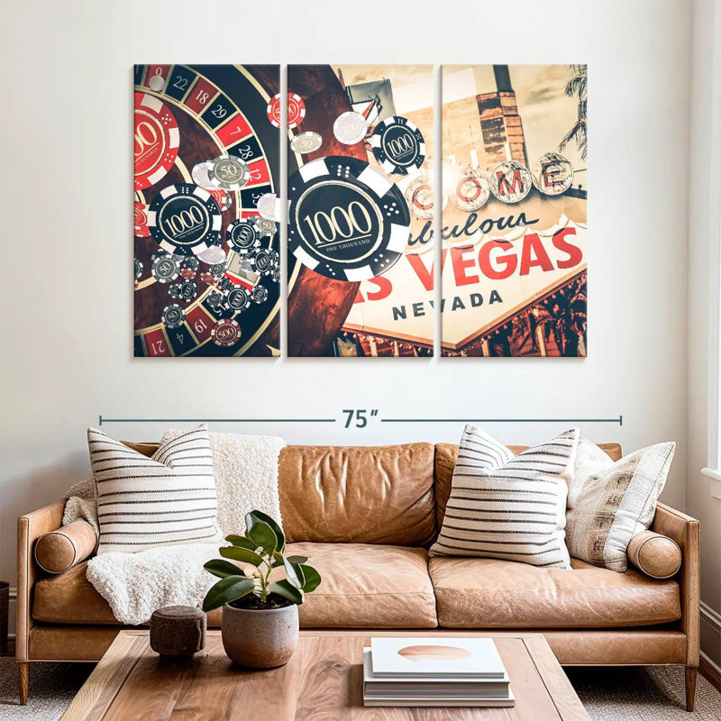 Nicci Las Vegas Roulette, H 42 po x l 65 po