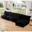 Canapé modulaire confortable avec repose-pieds amovible pour le salon-789555123