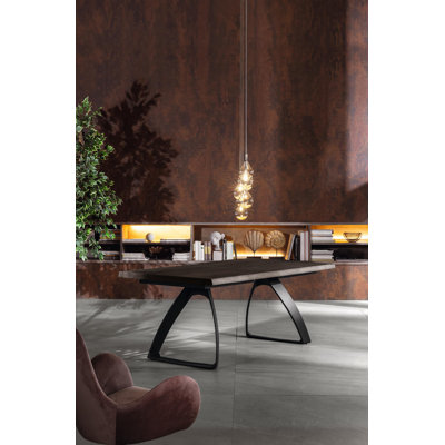 Arveen Oak Rectangular Wood Top Dining Table