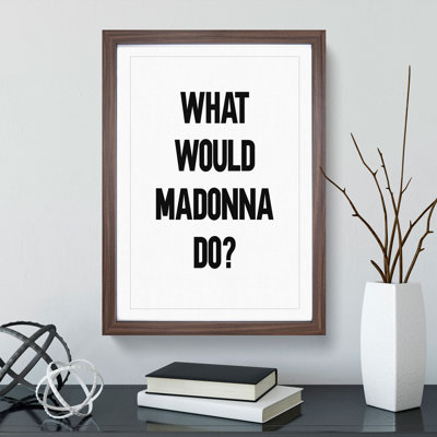 Madonna - Picture Frame Typography