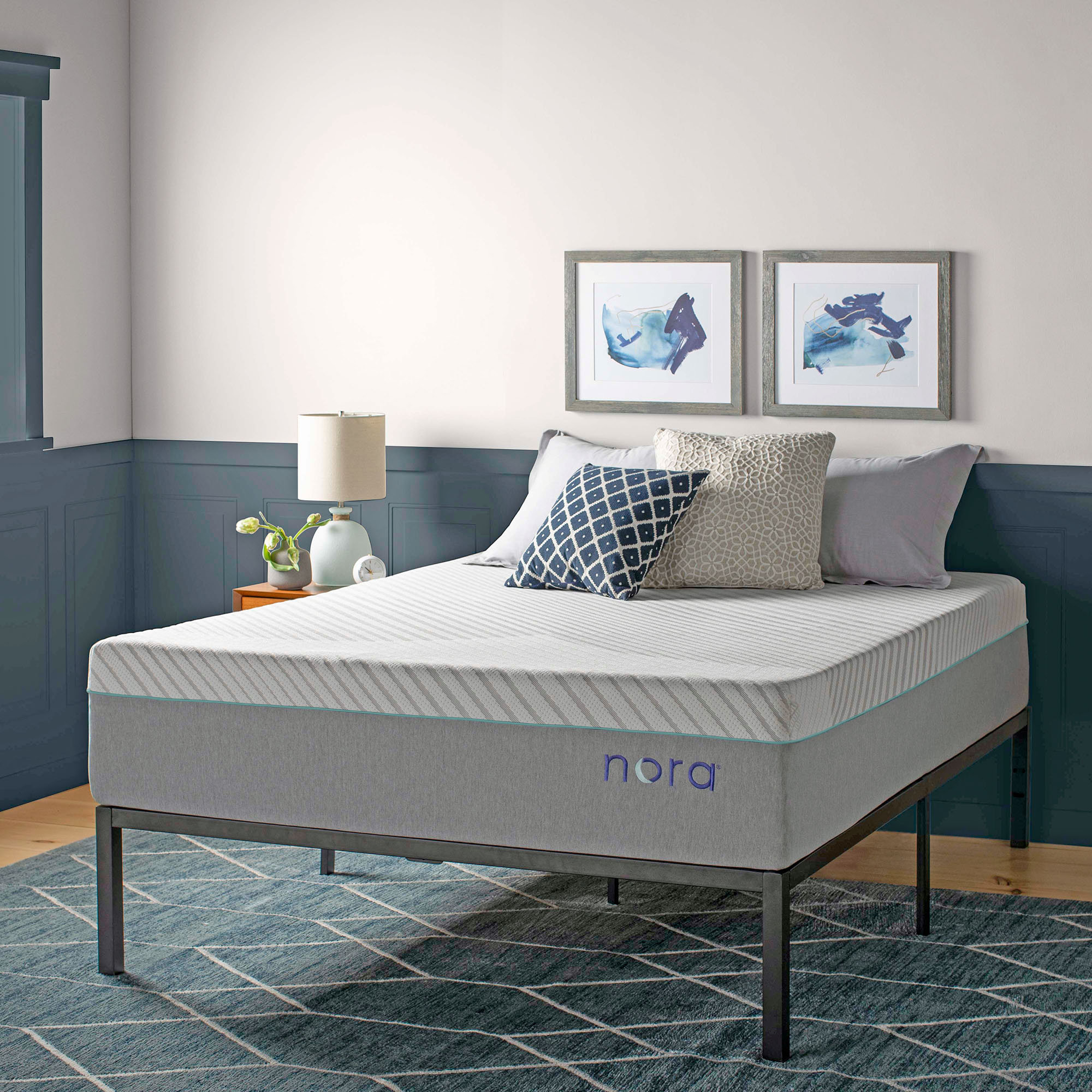 Nora 13" Ultra Plush Gel Memory Foam Mattress with Icy Cool Cover, Twin XL