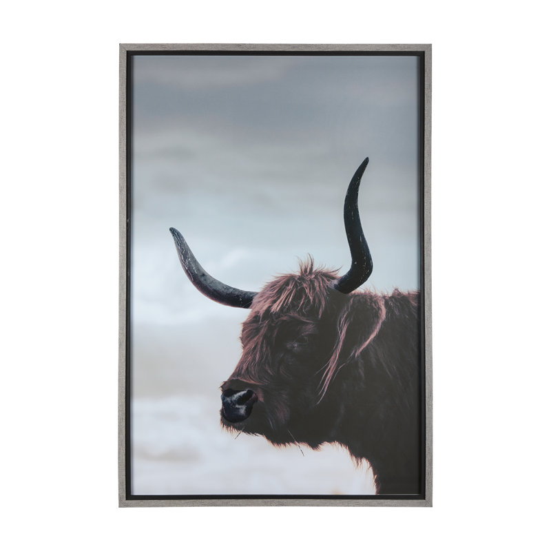 Stark Still-Look a Hand Embelished Textured Framed Art Print Matted under Glass, Stark Still-Gaze