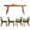Modern Simple Cherry Wood Rectangular Large Table