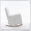 Chaise berçante en tissu avec repose-pieds réglable Teddy-2080730057