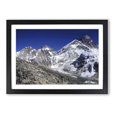 Landscape Mount Everest Mountain (3) Framed Photographic - Framed Print