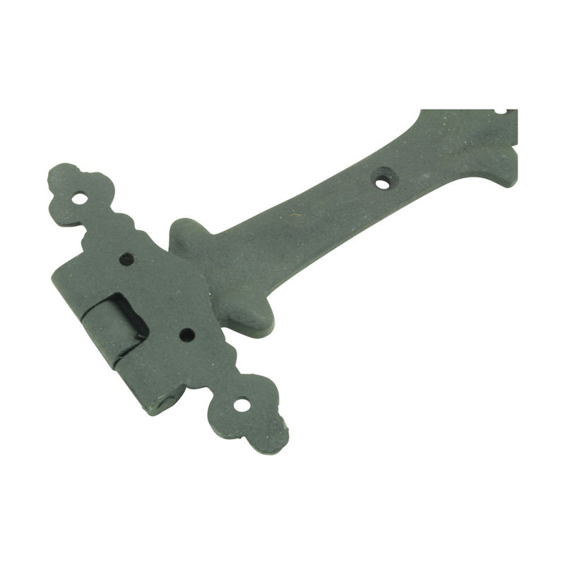 Plafonnier encastré en fer forgé noir L 7 po