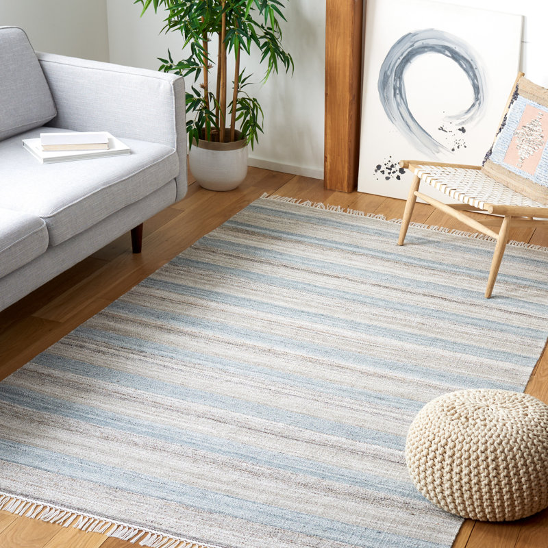 Oconto Flat Weave Performance Striped Rug, Rectangle 8' x 10'