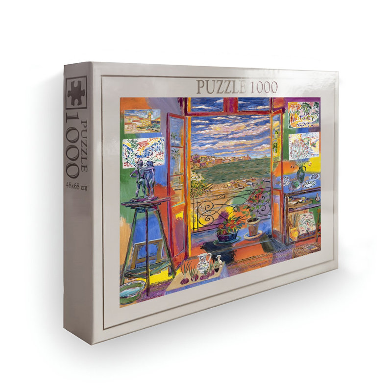 Casse-tête 1000 pièces, 26,8 po x 18,9 po | Conception 100% carton de haute qualité et éclatante | Parfait pour le plaisir en famille, le soulagement du stress et les jeux éducatifs | Cadeau pour adultes et enfants | Dimensions de la boîte: 13,2 po x 9,1 po x 2,0 po