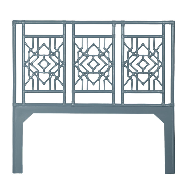 Tulum Open-Frame Headboard, Queen, Regatta Blue
