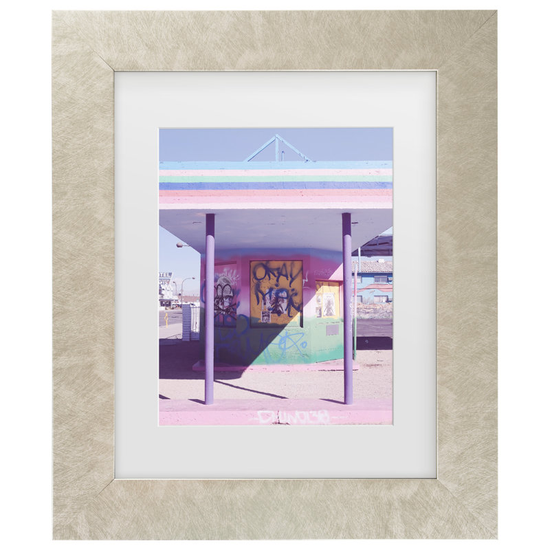 Œuvre encadrée de la station-service bolognaise de Las Vegas, Bachelor Picufy Studio III, H 14,5 po x l 17,5 po