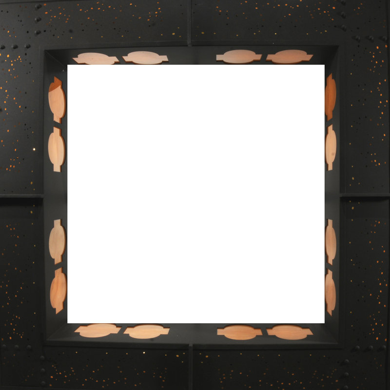 Rustic Lodge 24 - Light Semi Flush Mount