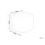 Schipper 50cm Wide Square Geometric Pouffe Ottoman