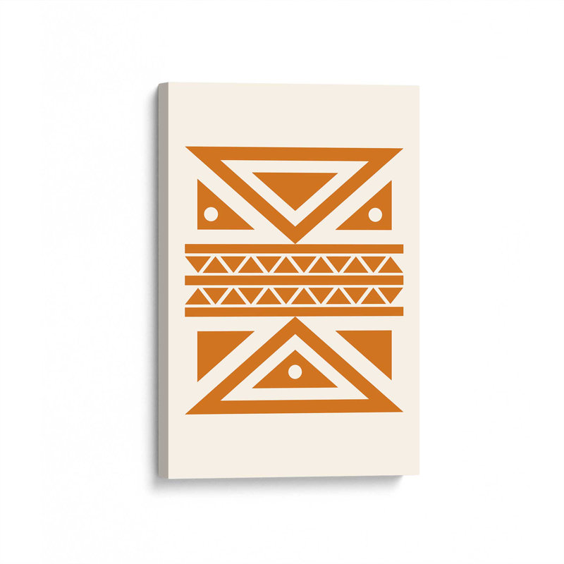 Modern Tribal Patterns III Wrapped Canvas, 30" H x 20" W