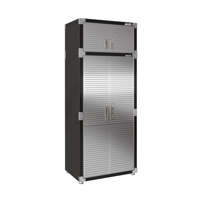Seville Classics HD Stainless Steel Storage System, 90.5" H x 36" W x 24" D