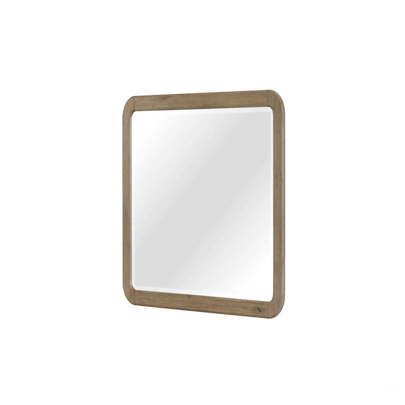 Miroir de paysage English Knotty Oak