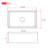 Single Bowl Fireclay Kitchen Sink-87495918-87495921