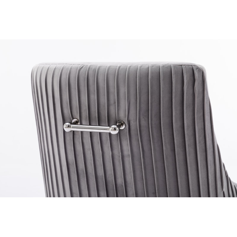 Baudel 19.7'' H Dining Chair, Gray
