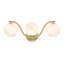Éclairage pour meuble-lavabo Triple Globe Wave-641259816