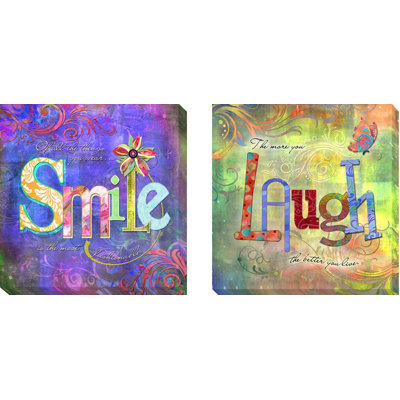 « sourire et rire » par connie haley, impression sur toile tendue
