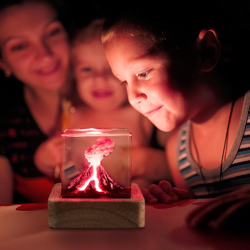Lampe volcanique en résine époxy Volcano