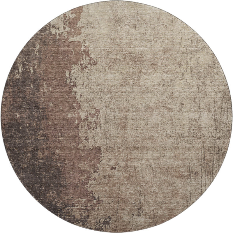 Premium Machine Washable Jakiyra AMF1904 Modern Rug, Round 8'