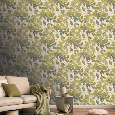 Papier peint feuilles de hêtre