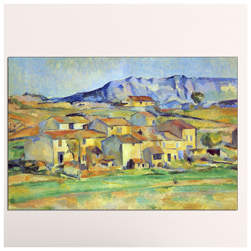 Paul Cezanne - Wrapped Canvas Painting, 90cm H x 135cm W x 1.8cm D