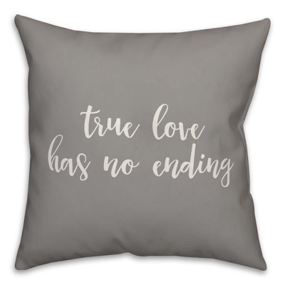  Coussin True Love Has No Ending