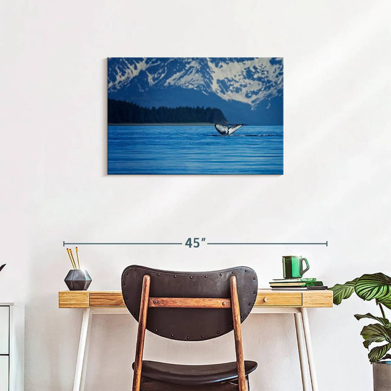 Gillard Alaskan Humpback Whale Tail, 20" H x 30" W