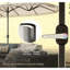 Extra Large Outdoor Umbrella,Rectangle Patio Umbrella,With Fringe And Crank Handle-126454282