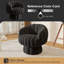 Fauteuil demi-tonneau rembourré rembourré avec coussin-686820958