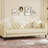 81" Leather Couch, Handmade Button Tufted 3 Seater Sofa, Chesterfield Sofa with Deep Seat-2135252212