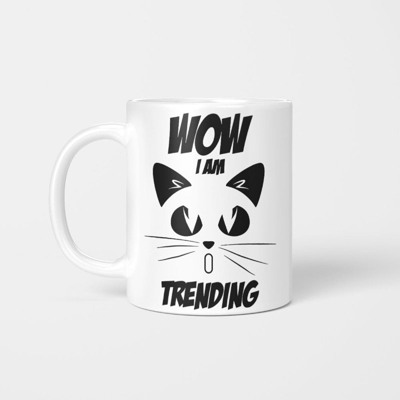 Tasse Cat Wow I'm Trends