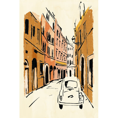 " Euro Voyage III " by Annie Warren Painting Print