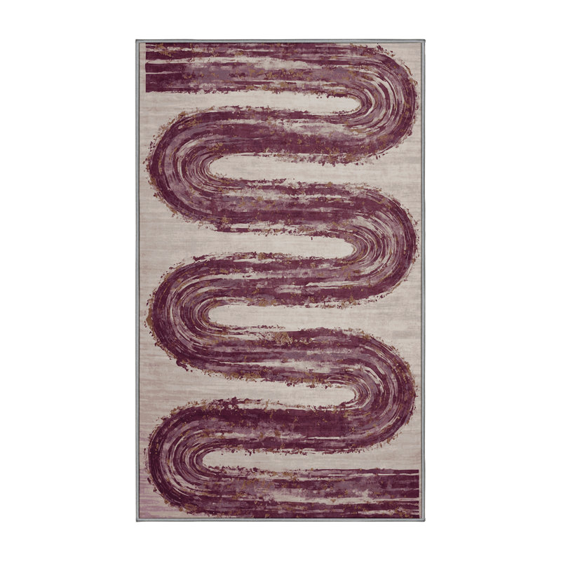 Tapis gris soyeux et moelleux, Tapis de couloir 2 pi x 4 pi