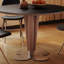 Table de salle à manger noire en pierre frittée-1944048392