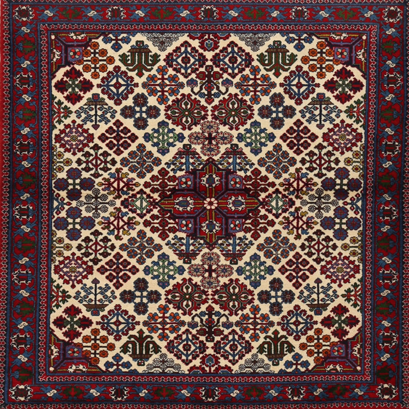 Tapis oriental mauve / ivoire, Rectangle 7 pi x 10 pi