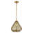 1 - Light Gold Single Pendant