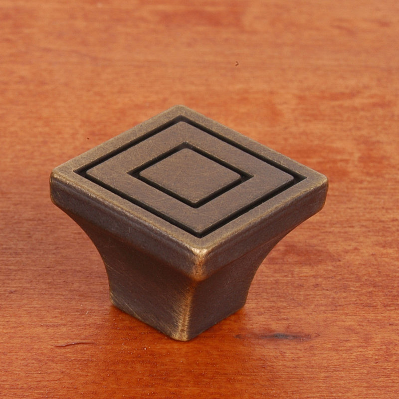 CK Series Square Knob, Antique English, Small