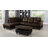 Jomeka Dark Brown Flannel L Shaped  Left Hand Facing Sectional Sofa-88077270