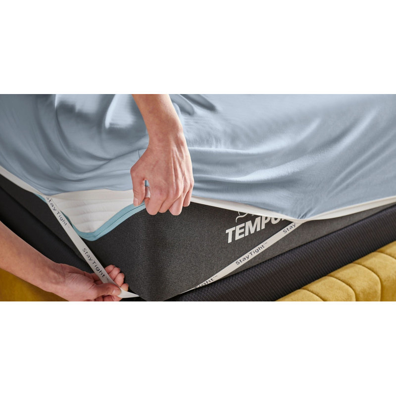 Tempur-Rayon from Bamboo Sheet Set, Split Cal King Sheet Set/2 Fitted Sheets/2 Pillow, Sleepy Blue