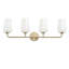 Celino Four-Light Bath & Vanity with Glass-841604329-841604305