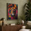 Confident Lion Modern - Wrapped Canvas-2094481646-2094481636