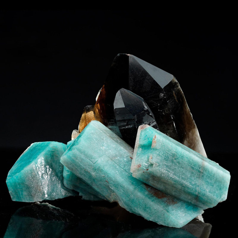 Smoky Quartz and Amazonite