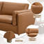 Canapé modulaire 3 pièces en cuir fleur