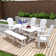 Arnone 6 - Person Patio Dining Set with Rectangular Table