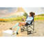 Chaise berçante d'extérieur pour la détente - Poche à boisson pliante portative et camping confortable avec support pour boisson confortable pour le dos-1247301577