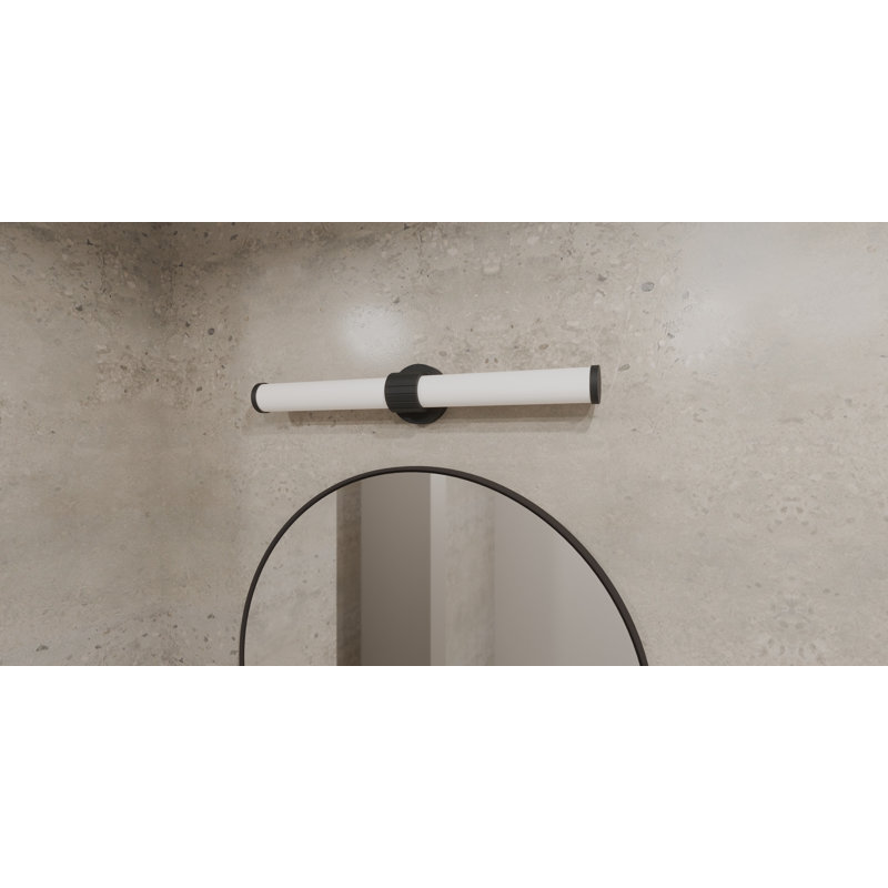 Madene Dimmable LED Vanity Light, Matte Black