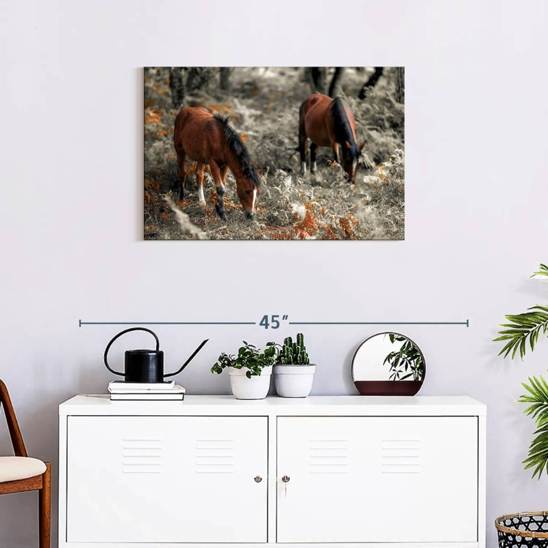 Brampt Horse Trails II, 20" H x 30" W